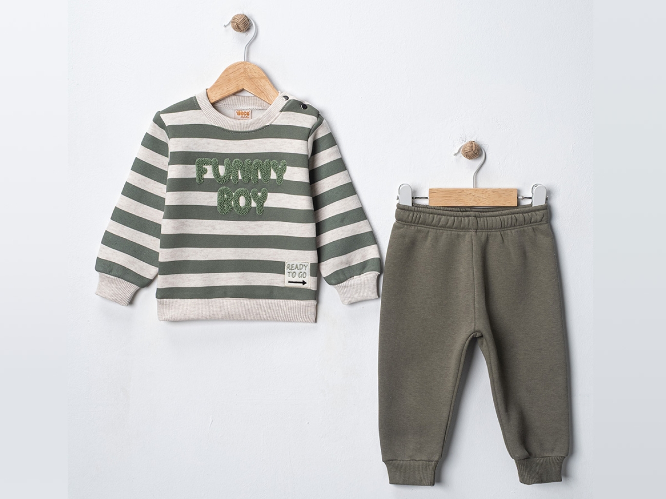 FUNNY BOY NAKIŞLI TAKIM 6-9-12-18  AY