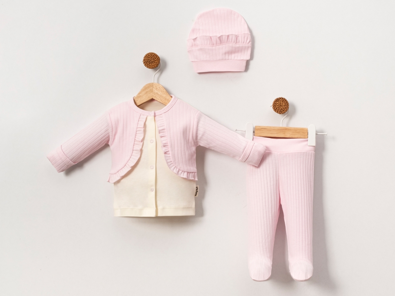 BOLEROLU KIZ 3 LÜ ZIBIN TAKIM 3  AY