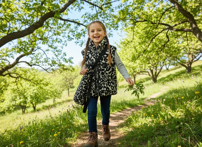 ÇANTAYA DÖNÜŞEN YELEK  6-7-8-9-10  YAŞ