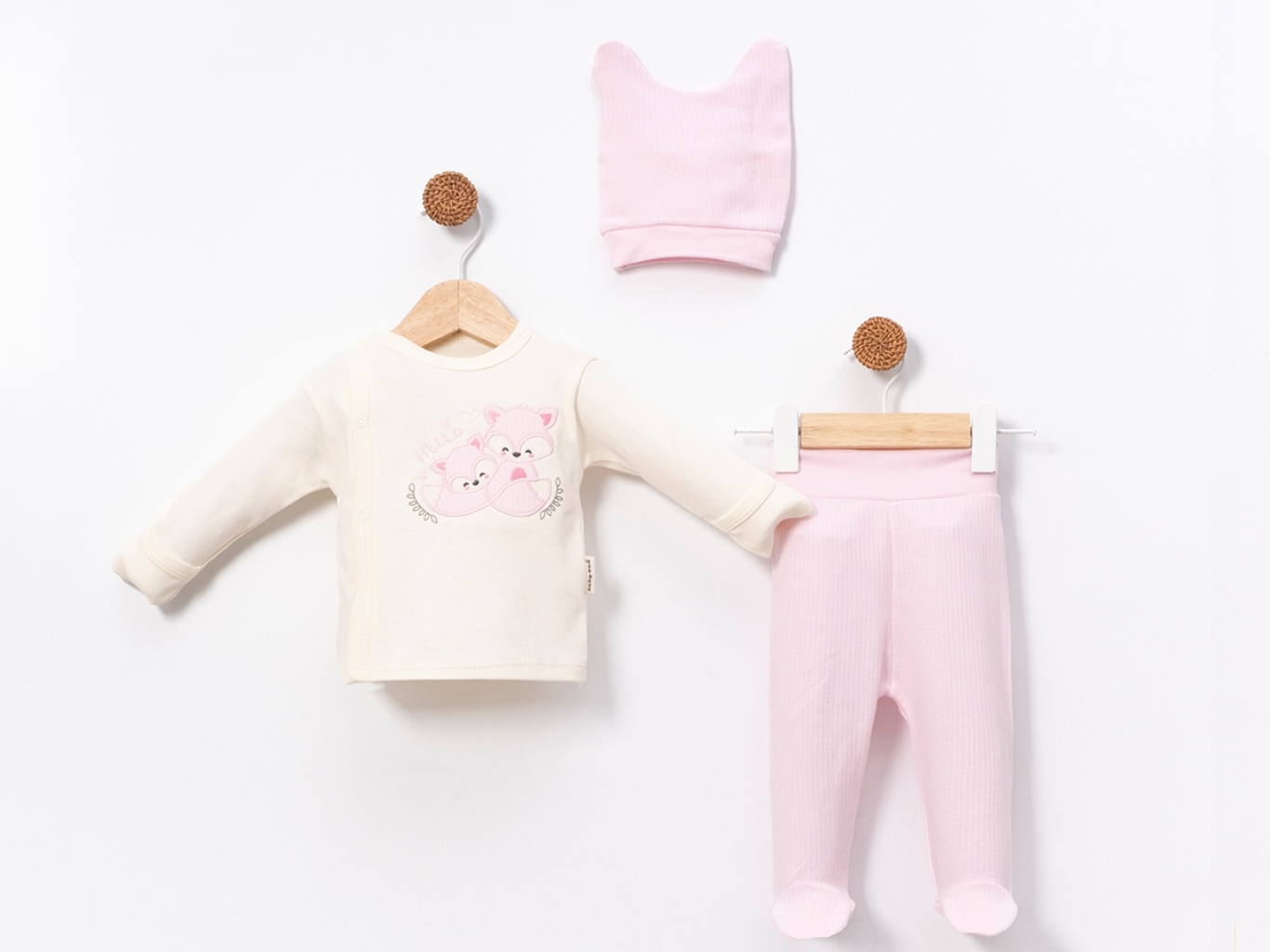 TİLKİ NAKIŞ 3LÜ TAKIM 3 AY