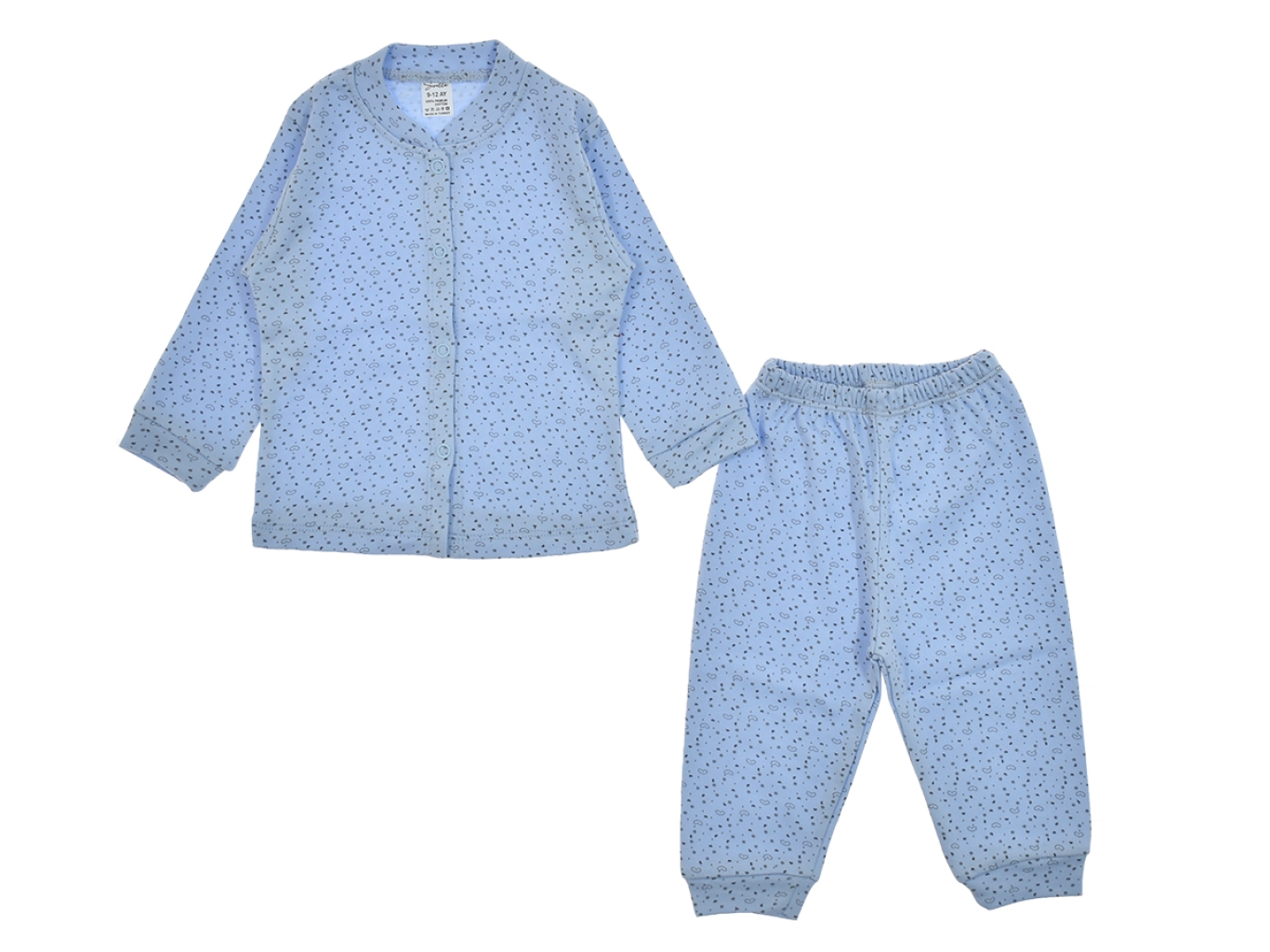 KALPLİ NOKTALI ÇITLI TAKIM 6-9-12  AY