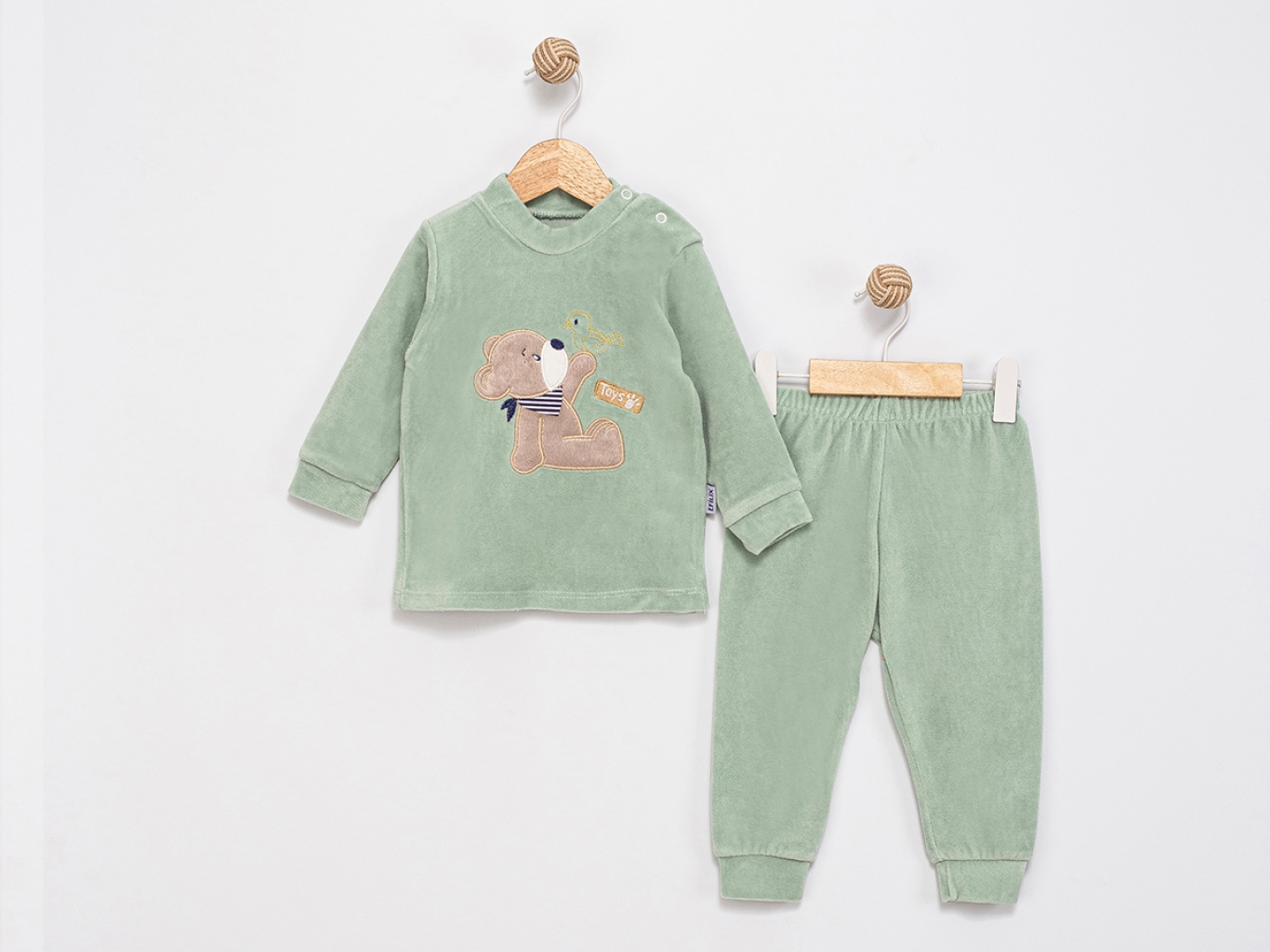 AYILI KADİFE TAKIM 3-6-9  AY