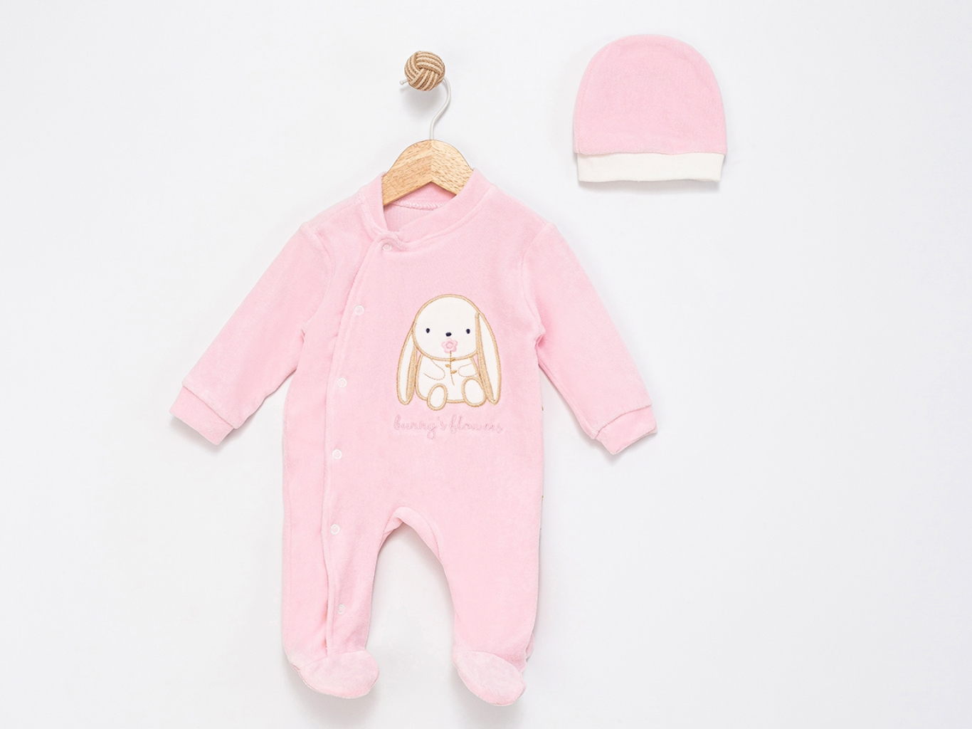 YANDAN TAVŞAN I KADIFE TULUM 3-6-9  AY