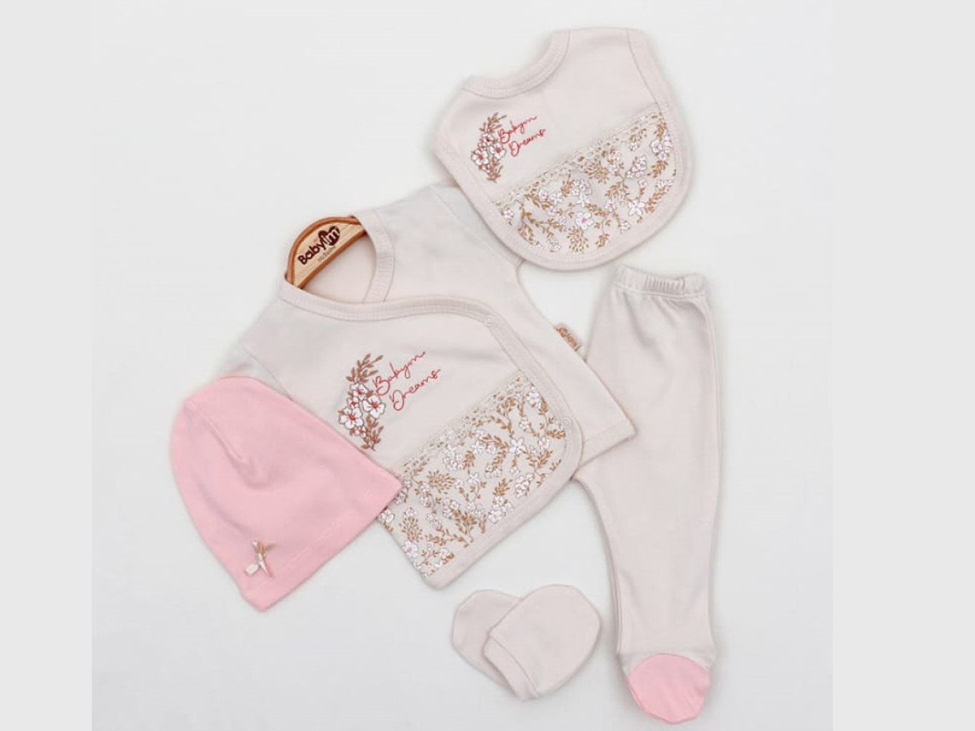 ÇİÇEKLİ 5Lİ ZIBIN TAKIM  3  AY