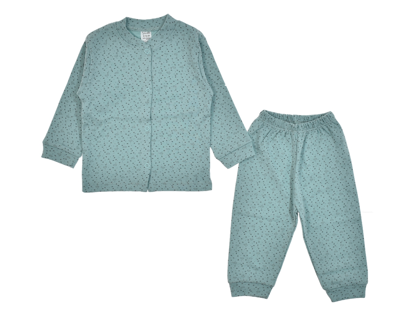 KALPLİ NOKTALI ÇITLI TAKIM 6-9-12  AY