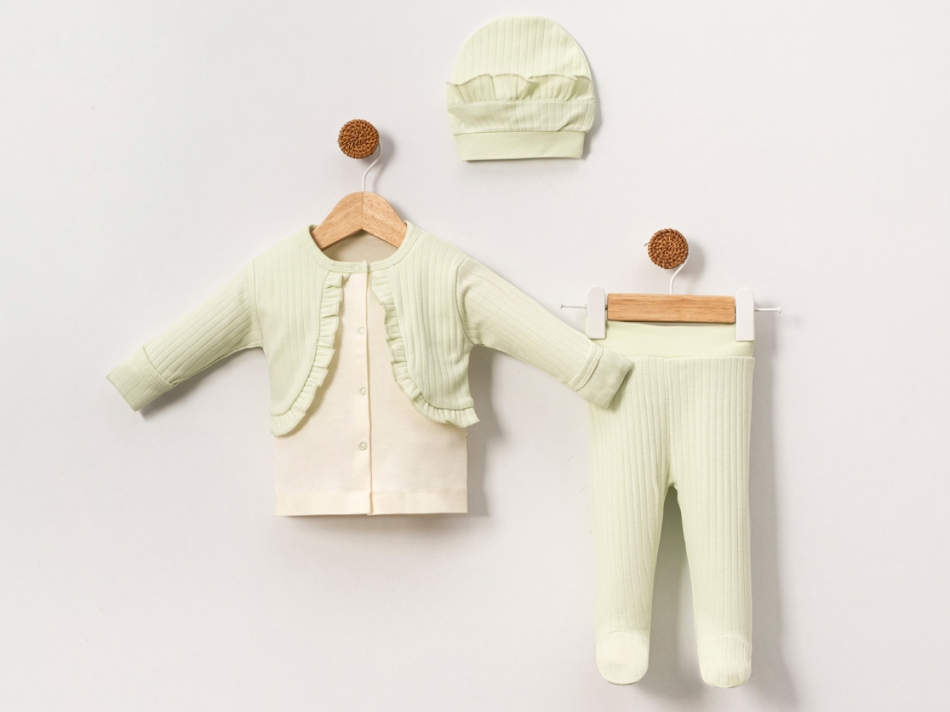 BOLEROLU KIZ 3 LÜ ZIBIN TAKIM 3  AY