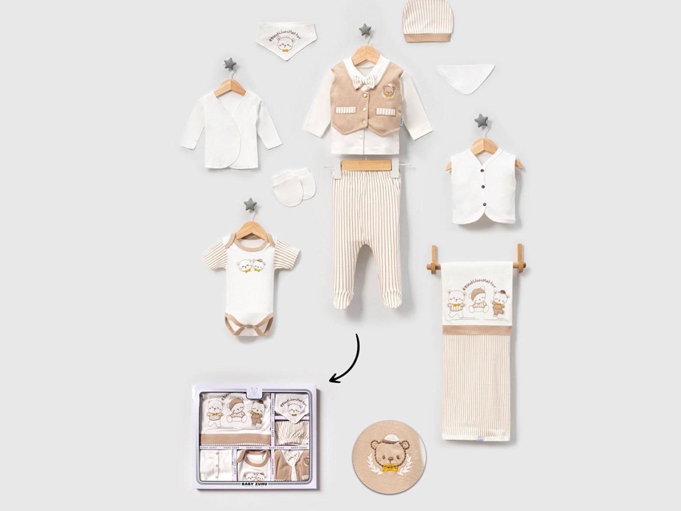 YELEKLİ PAPYON 10 LU 1-2-3  AY