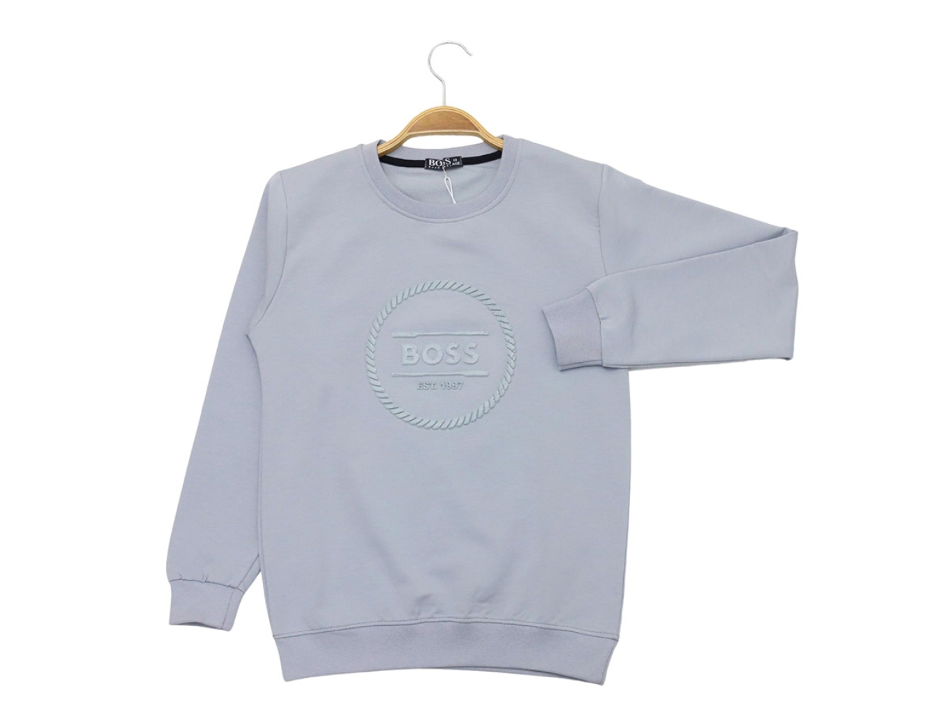 BOSS ENJEKSİYON BASKILI SWEAT TİŞÖRT 9-10-11-12 YAŞ