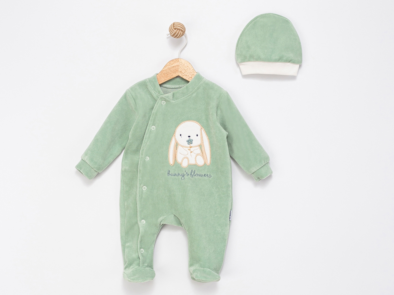 YANDAN TAVŞAN I KADIFE TULUM 3-6-9  AY