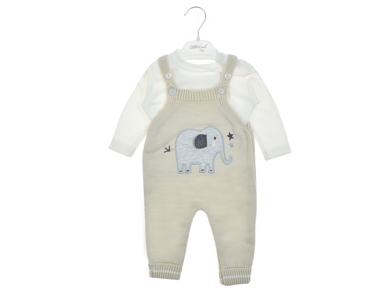 BADİLİ FİL NAKIŞLI TRİKO BAHÇIVAN TULUM  6-9-12  AY