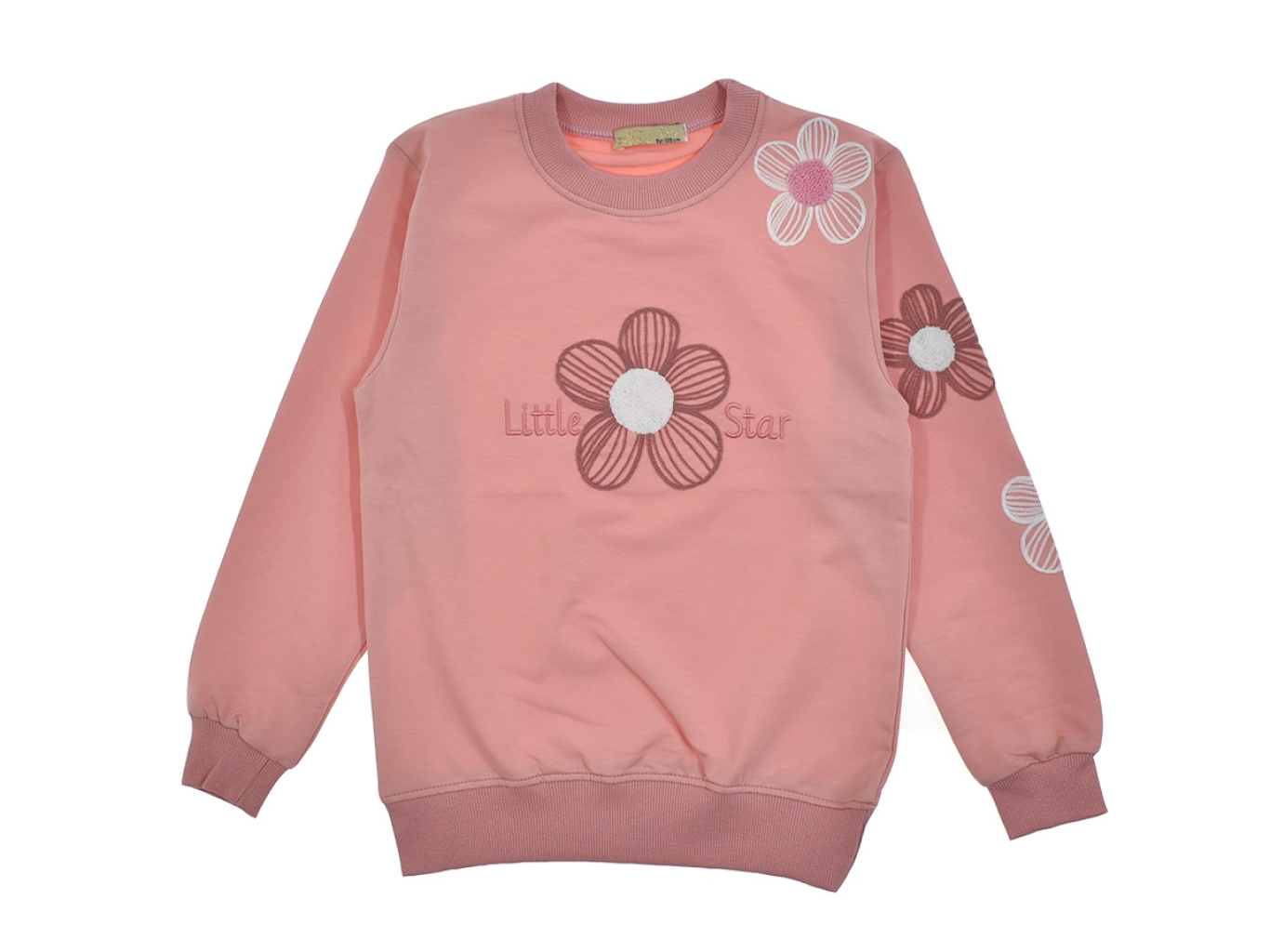 ÇİÇEK NAKIŞLI SWEAT 5-6-7-8 YAŞ