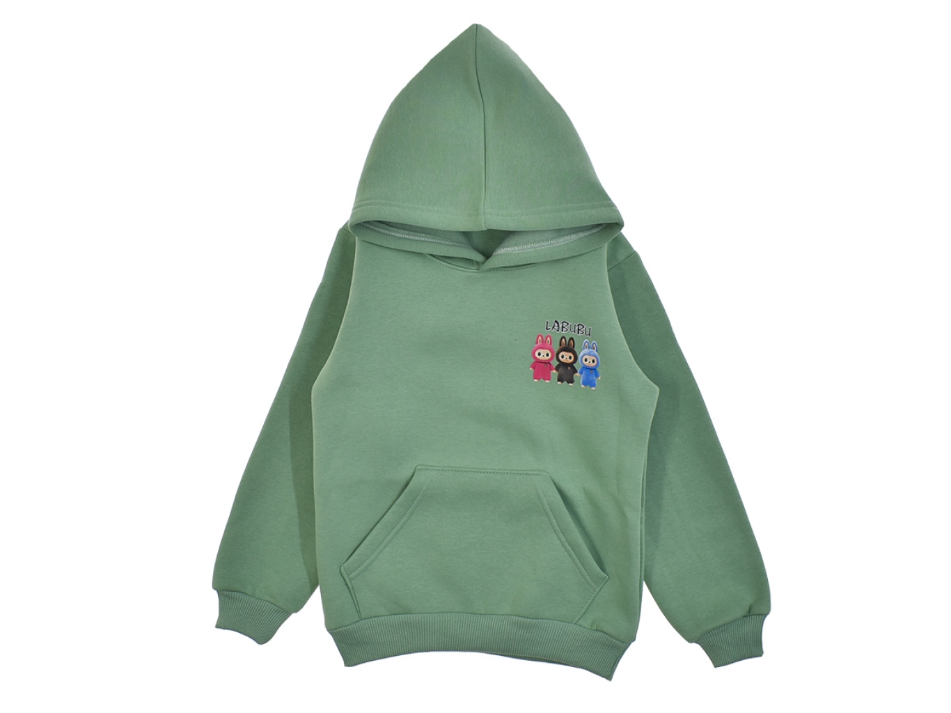 LABUBU BASKILI SWEAT 5-6-7-8  YAŞ