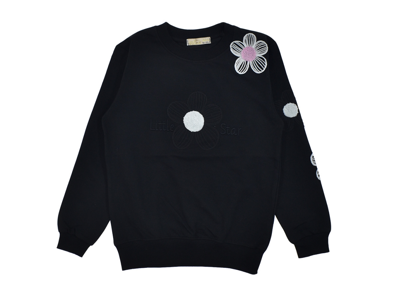 ÇİÇEK NAKIŞLI SWEAT 5-6-7-8 YAŞ
