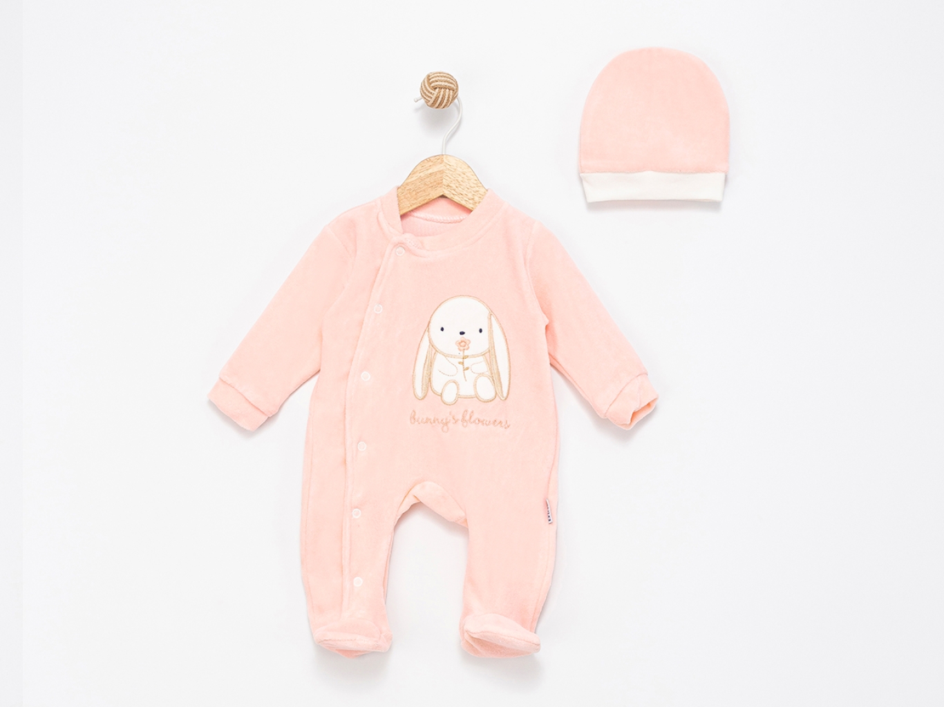 YANDAN TAVŞAN I KADIFE TULUM 3-6-9  AY