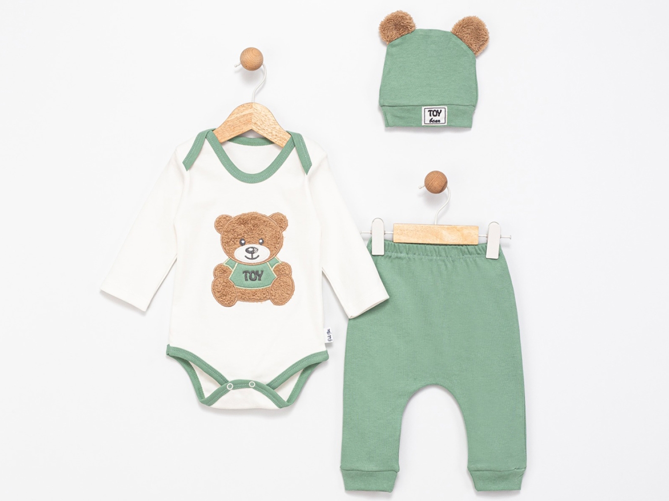TOY BEAR 3P BADİLİ TAKIM 6-9 AY