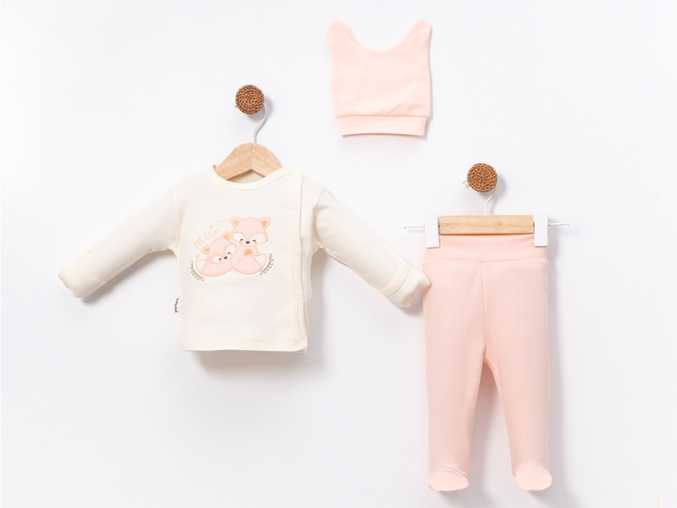 TİLKİ NAKIŞ 3LÜ TAKIM 3 AY