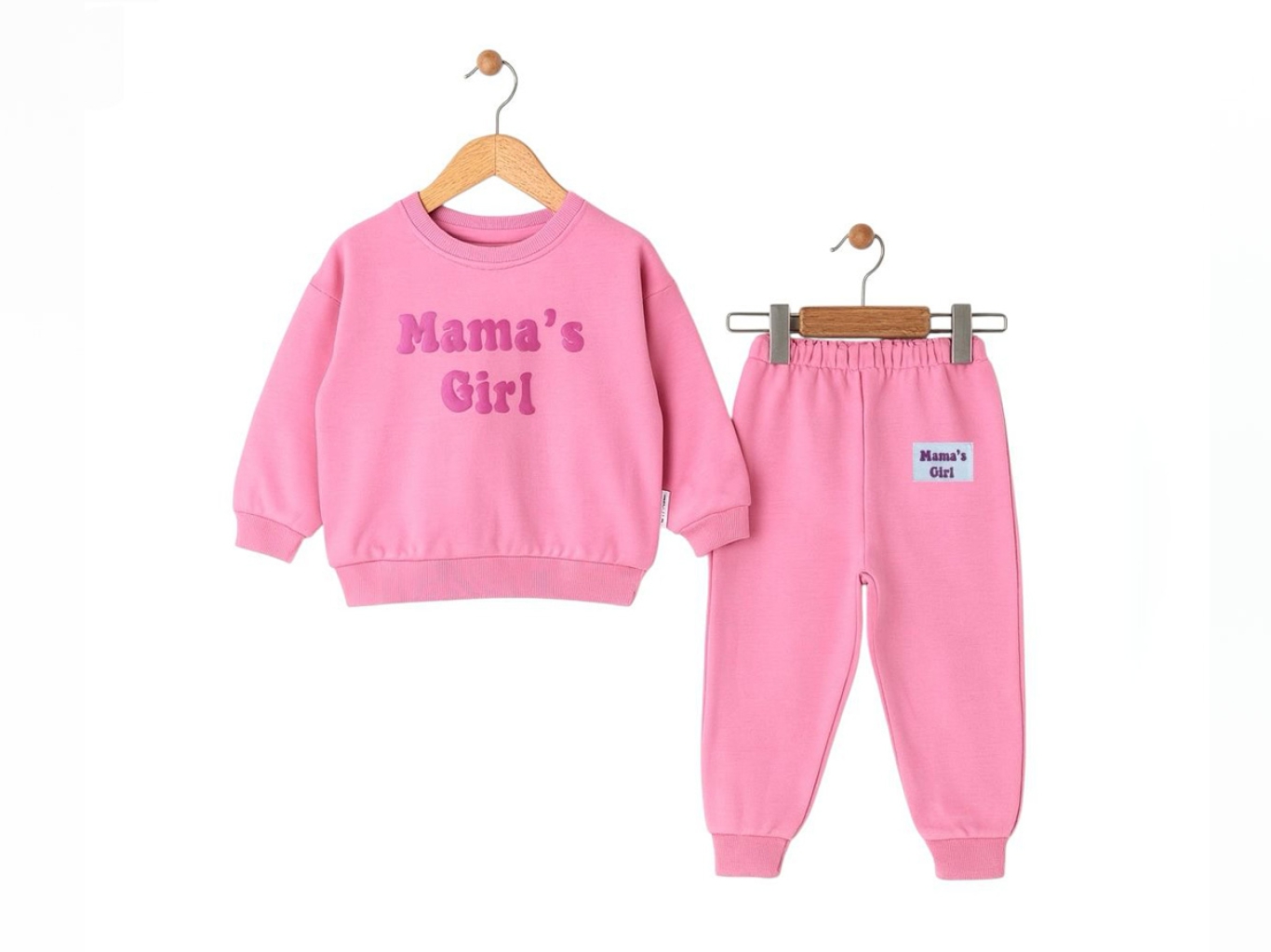 MAMAS GİRL BASKILI TAKIM 12-18-24 AY