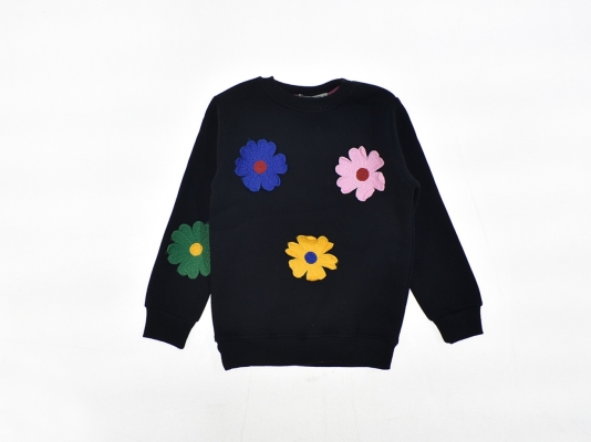 RENKLİ PAPATYALAR SWEAT  3-4-5-6-7  YAŞ