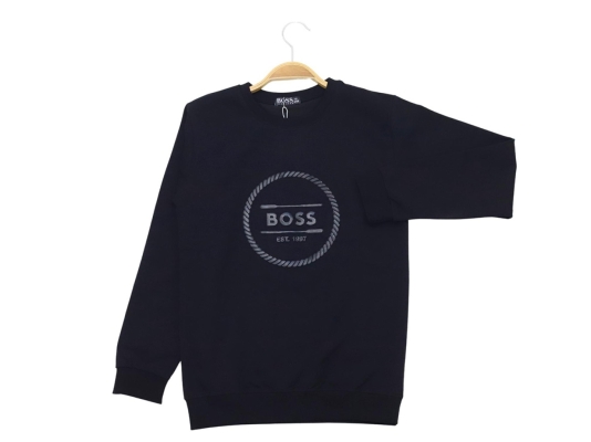BOSS ENJEKSİYON BASKILI SWEAT TİŞÖRT  9-10-11-12  YAŞ