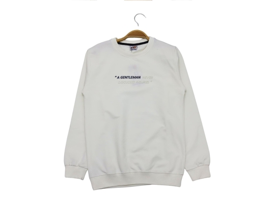 GENTLEMAN ENJEKSİYON BASKILI SWEAT TİŞÖRT  9-10-11-12  YAŞ