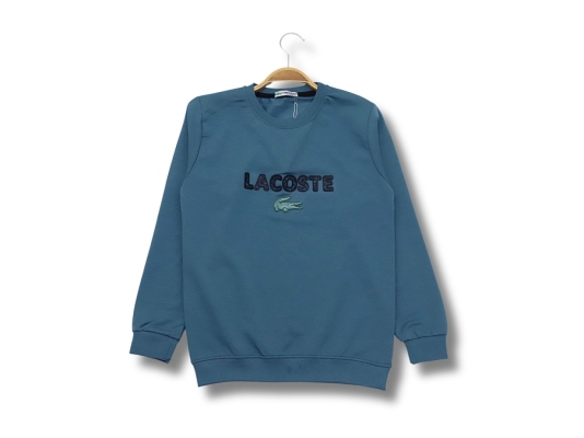 LACOSTE ENJEKSİYON BASKILI SWEAT TİŞÖRT  9-10-11-12  YAŞ