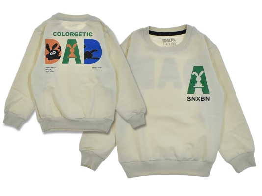 A BASKILI SWEAT 5-6-7-8  YAŞ