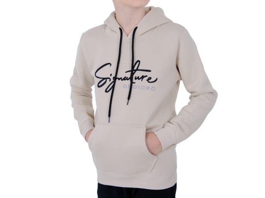 SMATURE BASKILI KAPŞONLU SWEAT 13-14-15-16  YAŞ