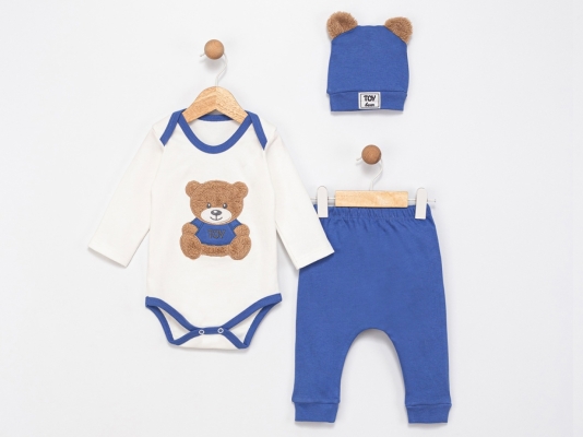 TOY BEAR 3P BADİLİ TAKIM  6-9  AY