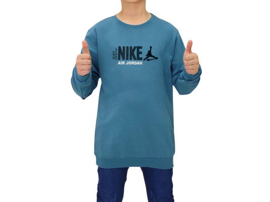NİKE ENJEKSİYON BASKILI SWEAT TİŞÖRT  9-10-11-12  YAŞ