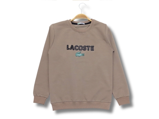 LACOSTE ENJEKSİYON BASKILI SWEAT TİŞÖRT  13-14-15-16  YAŞ