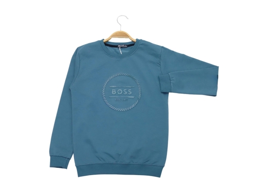 BOSS ENJEKSİYON BASKILI SWEAT TİŞÖRT  9-10-11-12  YAŞ