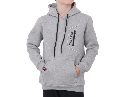 FERMUARLI KAPŞONLU SWEAT 5-6-7-8  YAŞ