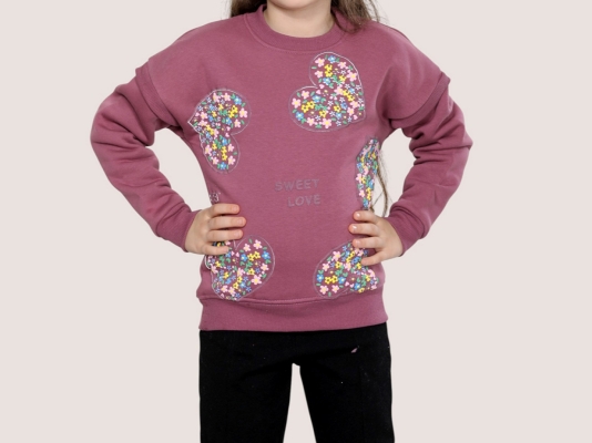 LOVE KALP SWEAT  3-4-5-6-7  YAŞ
