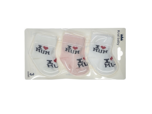 PLASTİK 3LÜ CORAP