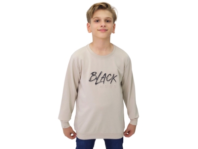 BLACK GOFLE BASKILI SWEAT 13-14-15-16  YAŞ