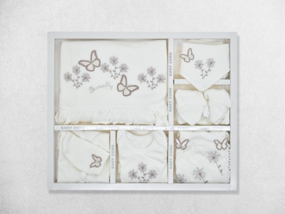 ÇİÇEKLİ KELEBEK 10 LU ZIBIN SETİ