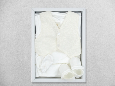 DÖRT DÜĞMELİ MOTİF DESEN ERKEK MEVLÜT SETİ