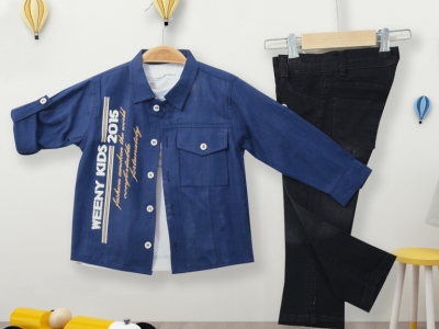 GÖMLEKLİ 3”LÜ TAKIM 5-6-7-8  YAŞ