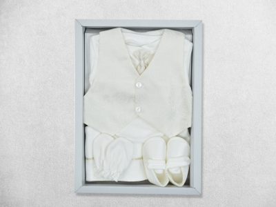 İKİ DÜĞMELİ MOTİF DESEN ERKEK MEVLÜT SETİ