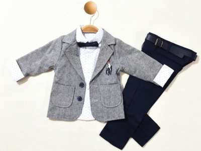 JOKEY NAKIŞLI CEKETLİ TAM TAKIM 1-2-3-4  YAŞ