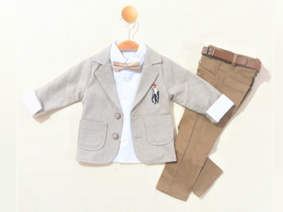 JOKEY NAKIŞLI CEKETLİ TAM TAKIM 5-6-7-8  YAŞ