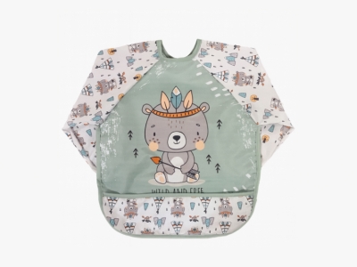 KIZILDERİLİ DESEN KOLLU MAMA ÖNLÜĞÜ 2  YAŞ