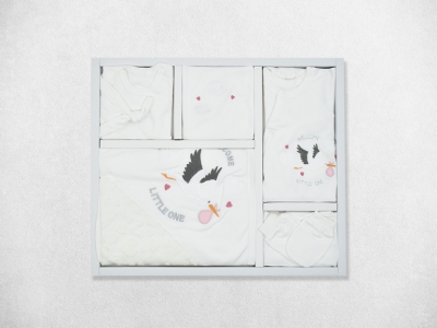 LEYLEKLİ SÜZENE 10 PARÇA ZIBIN SETİ 3  AY