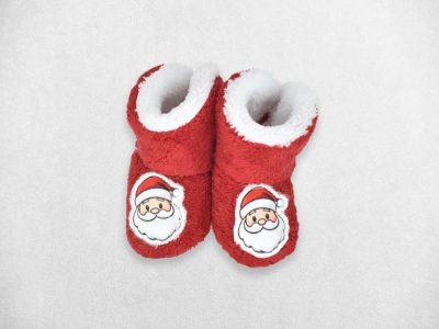 NOEL BABA PANDUF PATİK 3-6  AY