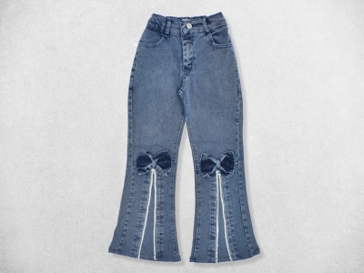 PAÇA FERMUARLI VE FİYONKLU PANTOLON  6-7-8-9-10  YAŞ