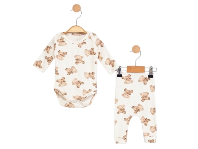 RAPORLU FİYONKLU AYI BADİLİ 2Lİ TAKIM  1-2-3-6-9  AY