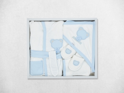 SEVİMLİ AYICIK  BORNOZ SETİ 3  AY