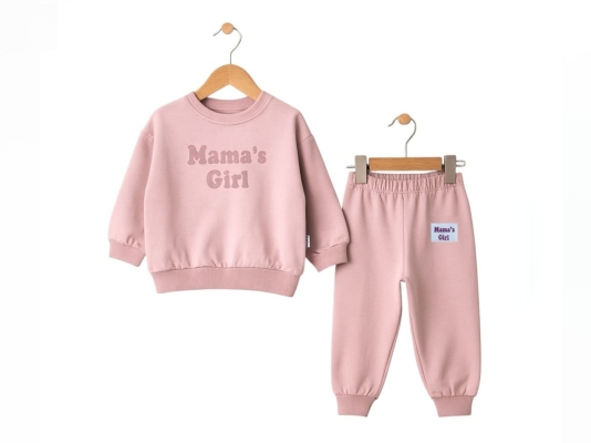 MAMAS GİRL BASKILI TAKIM 12-18-24  AY