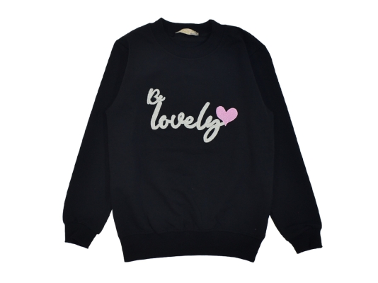 LOVELY NAKIŞLI SWEAT 5-6-7-8  YAŞ