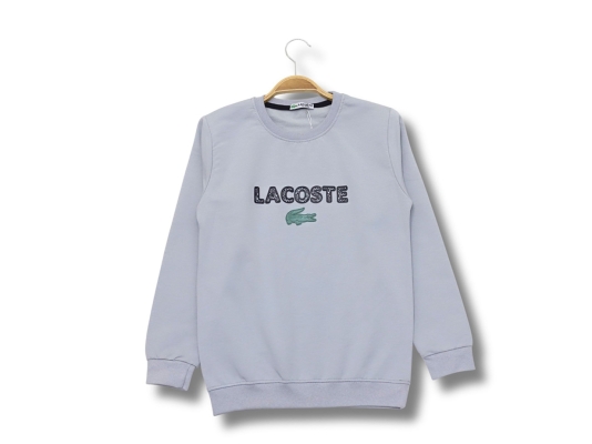 LACOSTE ENJEKSİYON BASKILI SWEAT TİŞÖRT  13-14-15-16  YAŞ
